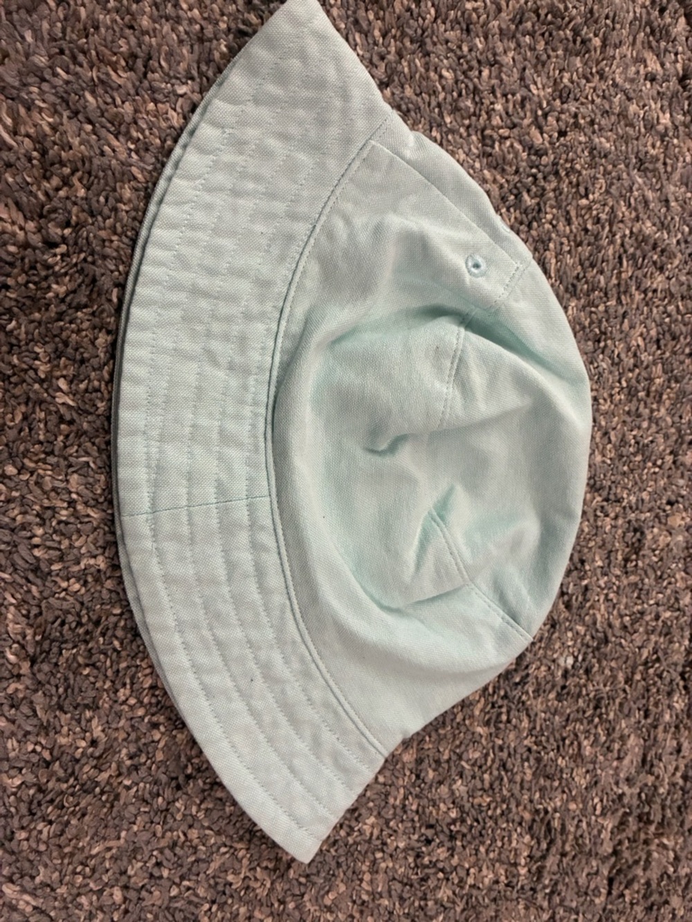 Janie and Jack Light Mint Quilted Bucket Hat